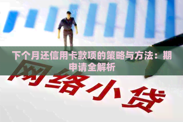 下个月还信用卡款项的策略与方法：期申请全解析