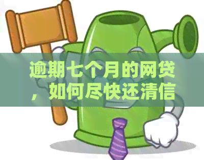 逾期七个月的网贷，如何尽快还清信用卡欠款？