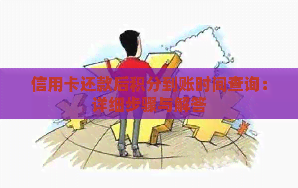 信用卡还款后积分到账时间查询：详细步骤与解答