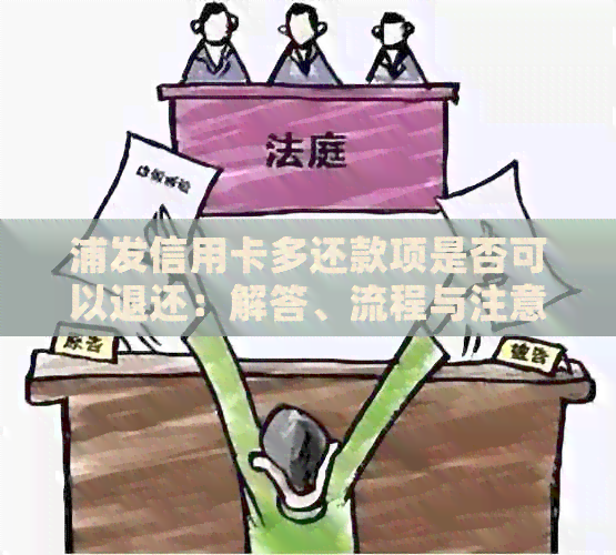 浦发信用卡多还款项是否可以退还：解答、流程与注意事项
