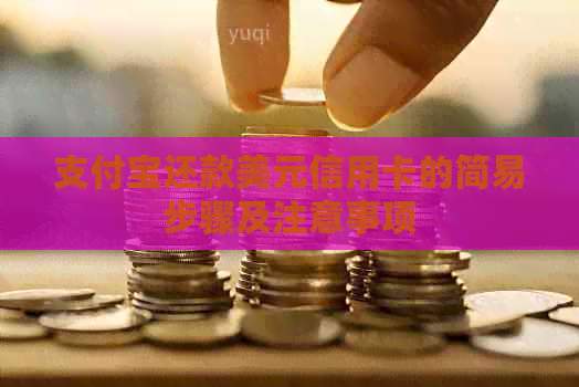 支付宝还款美元信用卡的简易步骤及注意事项
