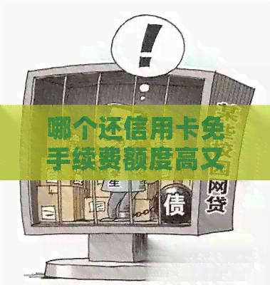 哪个还信用卡免手续费额度高又好用，还信用卡免费的软件推荐
