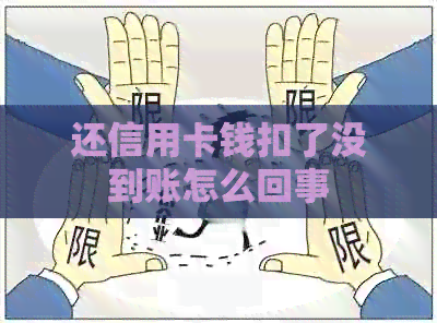 还信用卡钱扣了没到账怎么回事