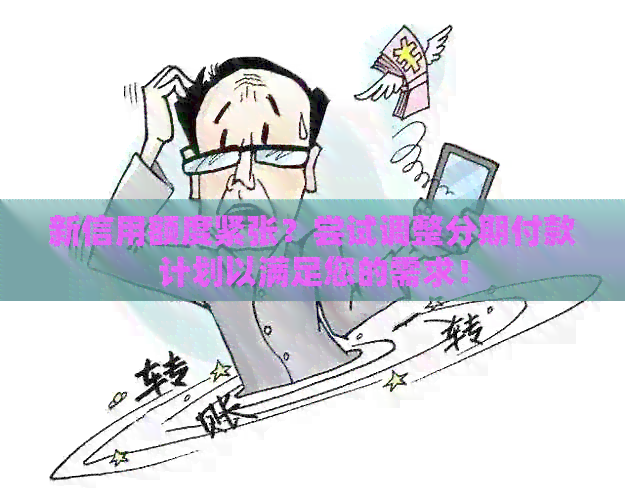 新信用额度紧张？尝试调整分期付款计划以满足您的需求！