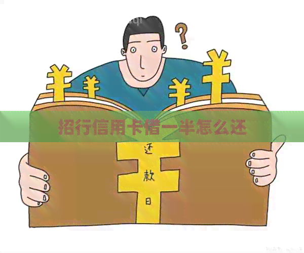 招行信用卡借一半怎么还