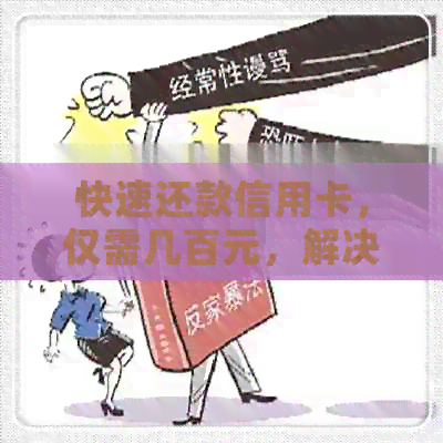 快速还款信用卡，仅需几百元，解决您的还款难题！