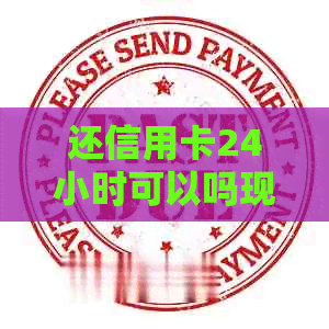 还信用卡24小时可以吗现在怎么还款，还可以用吗？
