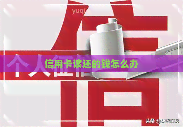 信用卡该还的钱怎么办