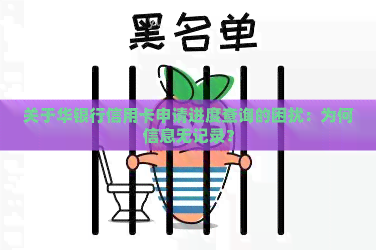 关于华银行信用卡申请进度查询的困扰：为何信息无记录？