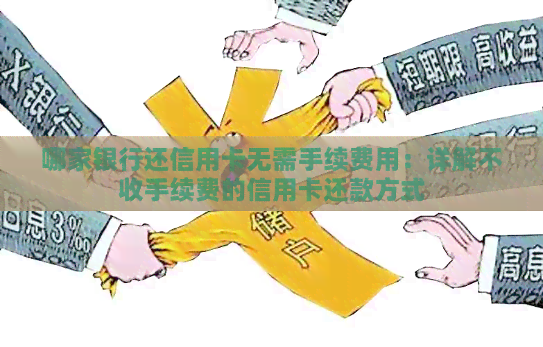 哪家银行还信用卡无需手续费用：详解不收手续费的信用卡还款方式