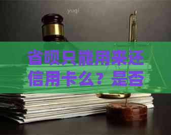省呗只能用来还信用卡么？是否可以用来借款？