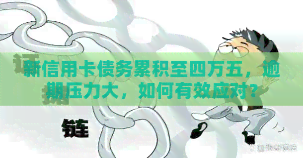 新信用卡债务累积至四万五，逾期压力大，如何有效应对？