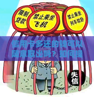 信用卡多还的钱可以随意取出吗？如何操作？还款后多久可以提取？