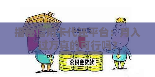 揭秘信用卡代还平台：月入过万真的可行吗？