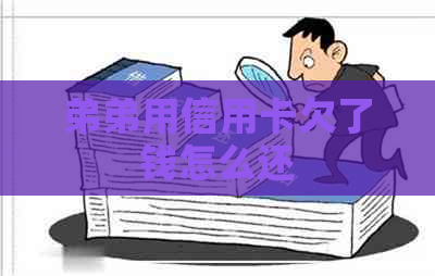 弟弟用信用卡欠了钱怎么还