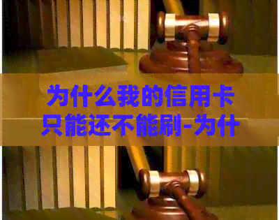 为什么我的信用卡只能还不能刷-为什么我的信用卡只能还不能刷呢