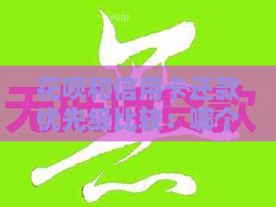 信用卡和信用卡还款优先级比较：哪个先还？如何规划债务管理？
