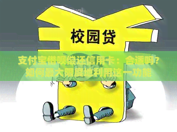 支付宝网贷偿还信用卡：合适吗？如何更大限度地利用这一功能