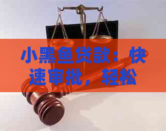 小黑鱼贷款：快速审批，轻松下款，无需担忧信用问题