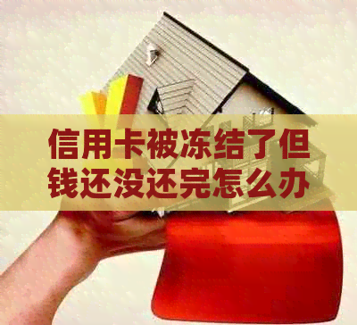信用卡被冻结了但钱还没还完怎么办
