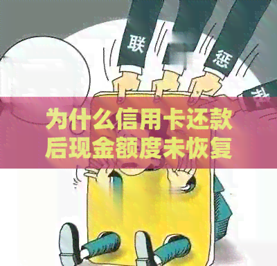 为什么信用卡还款后现金额度未恢复原状