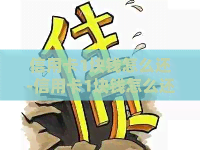 信用卡1块钱怎么还-信用卡1块钱怎么还款