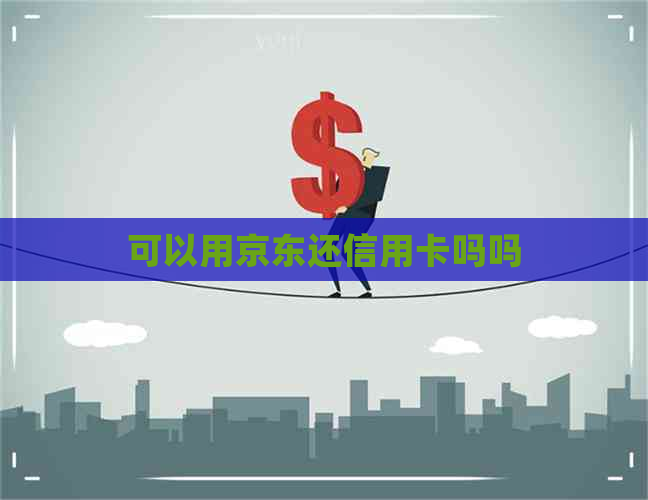 可以用京东还信用卡吗吗