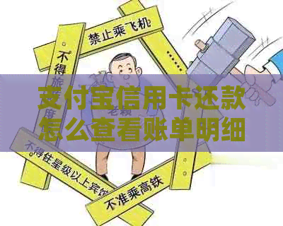 支付宝信用卡还款怎么查看账单明细及金额记录