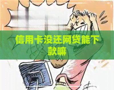 信用卡没还网贷能下款嘛