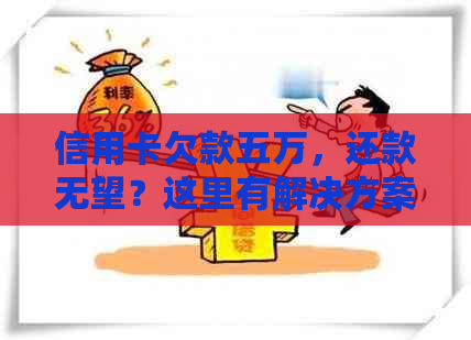 信用卡欠款五万，还款无望？这里有解决方案！