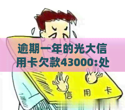 逾期一年的光大信用卡欠款43000:处理策略与建议