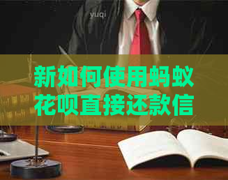 新如何使用蚂蚁信用卡直接还款信用卡，操作方法及注意事项一览