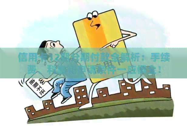 信用卡12期分期付款全解析：手续费、利息和申请条件一应俱全！