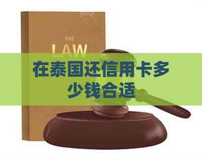 在泰国还信用卡多少钱合适