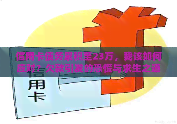 信用卡债务累积至23万，我该如何应对？欠款引发的恐慌与求生之道