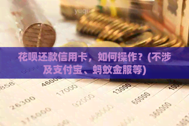 信用卡还款信用卡，如何操作？(不涉及支付宝、蚂蚁金服等)