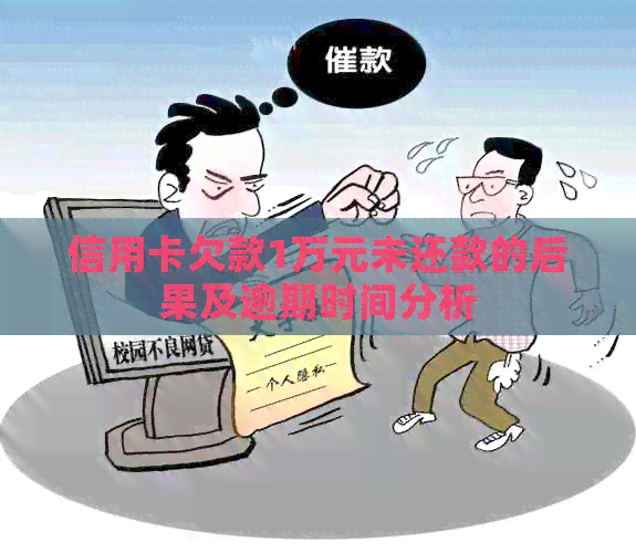 信用卡欠款1万元未还款的后果及逾期时间分析