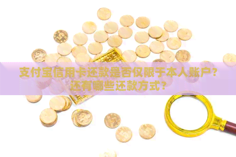 支付宝信用卡还款是否仅限于本人账户？还有哪些还款方式？