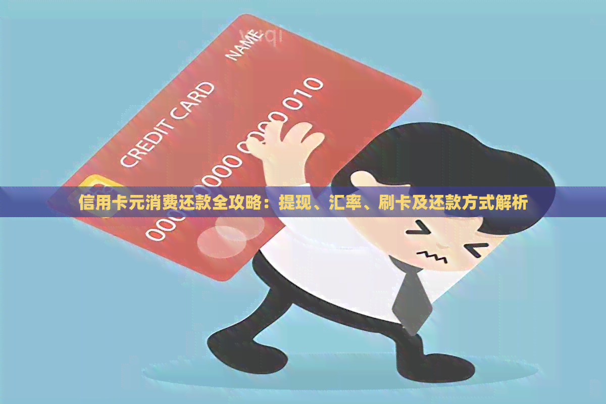 信用卡元消费还款全攻略：提现、汇率、刷卡及还款方式解析