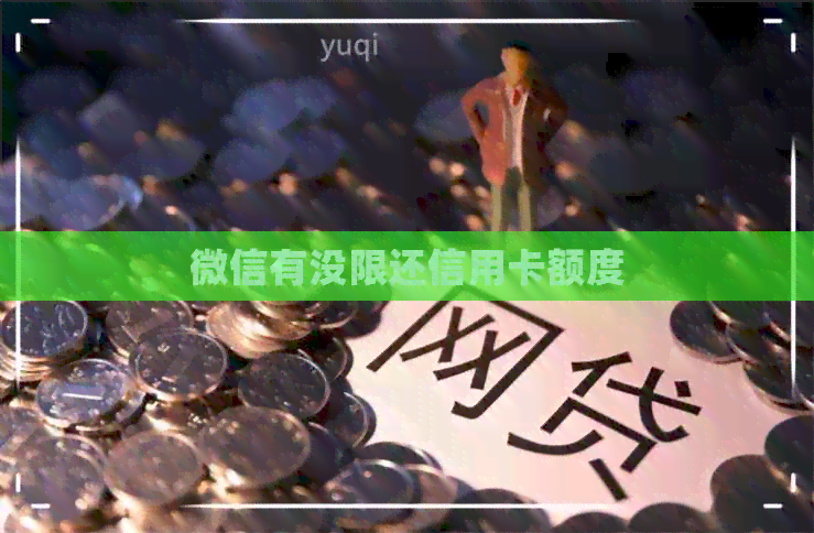 微信有没限还信用卡额度