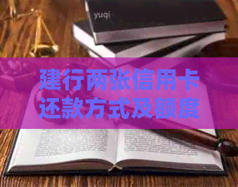 建行两张信用卡还款方式及额度共用处理