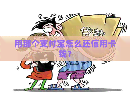 用那个支付宝怎么还信用卡钱？