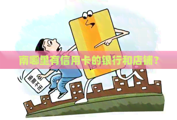 南哪里有信用卡的银行和店铺？