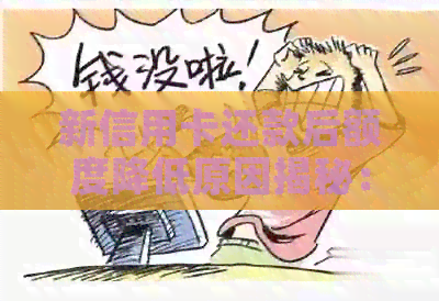 新信用卡还款后额度降低原因揭秘：可能是这些因素导致！