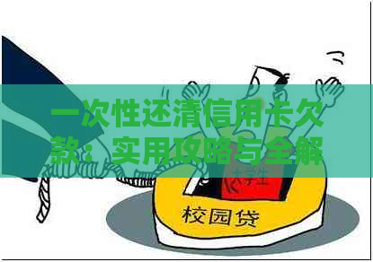 一次性还清信用卡欠款：实用攻略与全解析