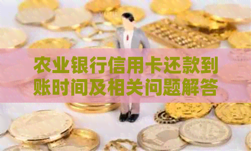 农业银行信用卡还款到账时间及相关问题解答
