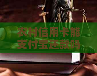 农村信用卡能支付宝还款吗,怎么还农村信用社信用卡?