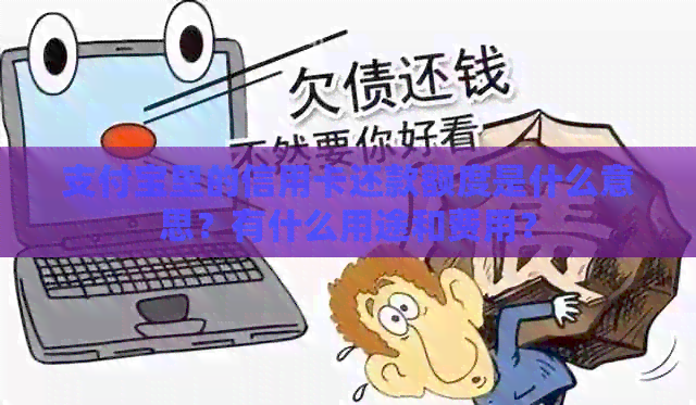 支付宝里的信用卡还款额度是什么意思？有什么用途和费用？