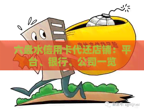 六盘水信用卡代还店铺：平台、银行、公司一览
