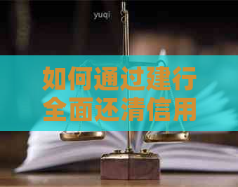 如何通过建行全面还清信用卡账单及相关问题解答